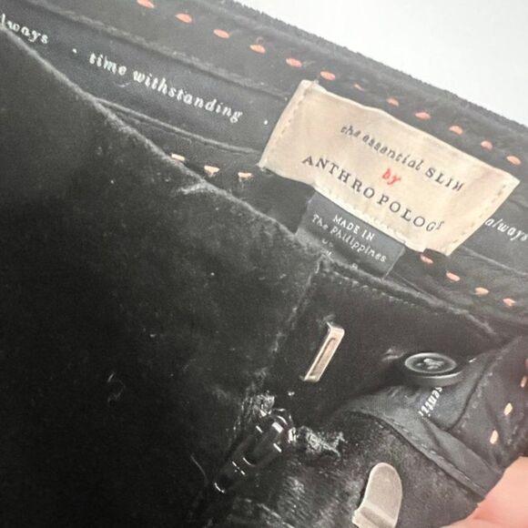 Anthropologie The Essential Slim Pants Black - Picture 6 of 9